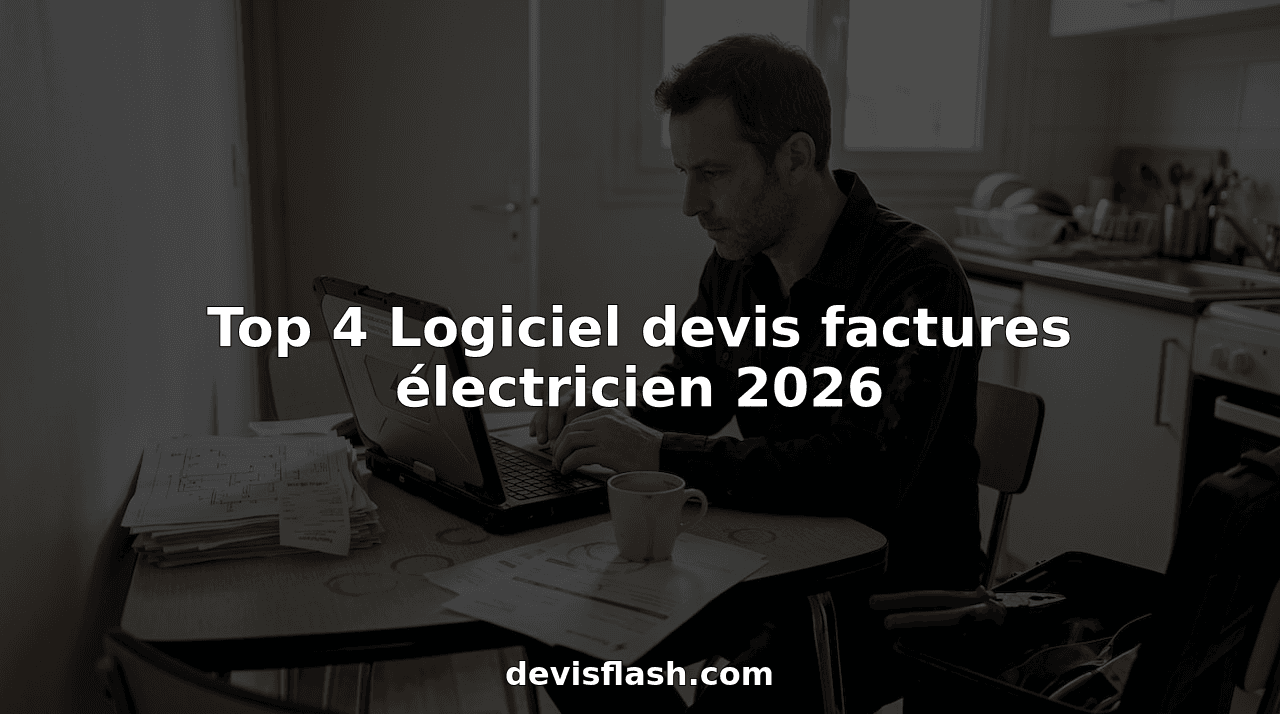 Top 4 Logiciel devis factures électricien 2026